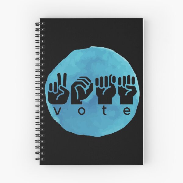 Item preview, Blue Wave VOTE in American Sign Language (ASL)  designed and sold by LilWildflowers.