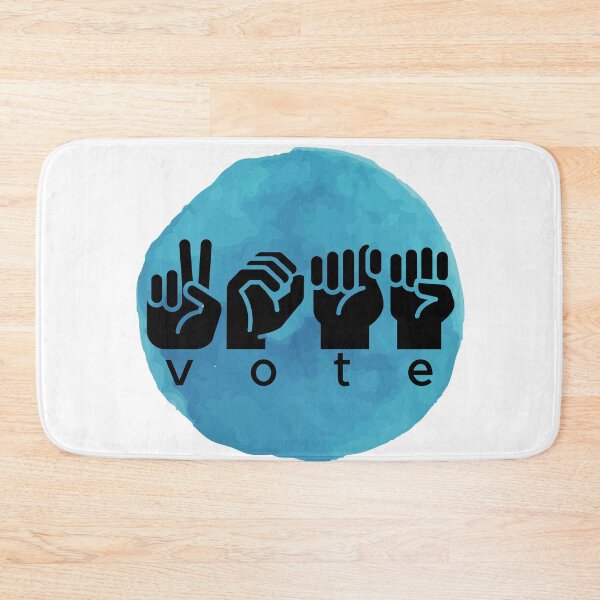 Item preview, Blue Wave VOTE in American Sign Language (ASL)  designed and sold by LilWildflowers.