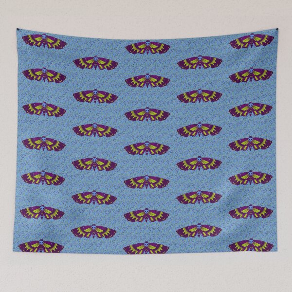 Item preview, Zodiac Moth Green Purple Blue designed and sold by Violetable.
