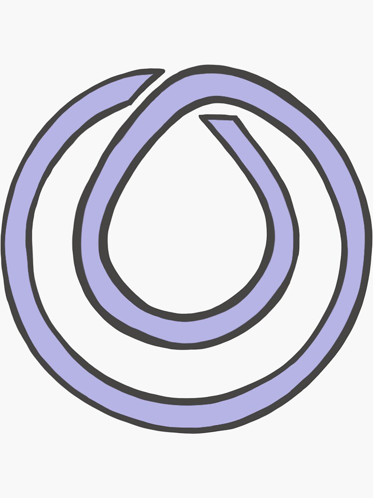 "MONAT logo - purple" Sticker by abbeygrone | Redbubble