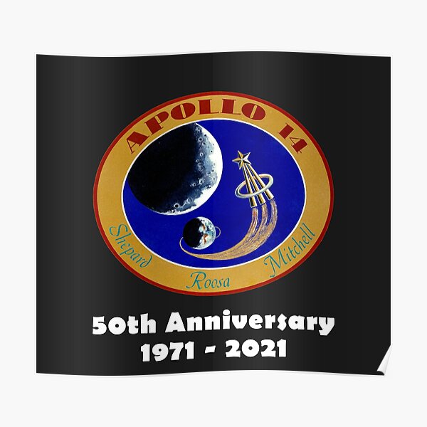 Apollo 14 50th Anniversary Poster
