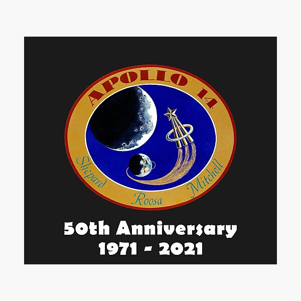 Apollo 14 50th Anniversary Photographic Print