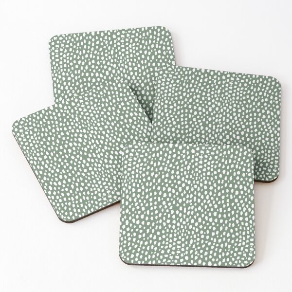 Item preview, Manchas de lunares verde salvia (blanco / verde salvia) designed and sold by Design Minds Boutique.