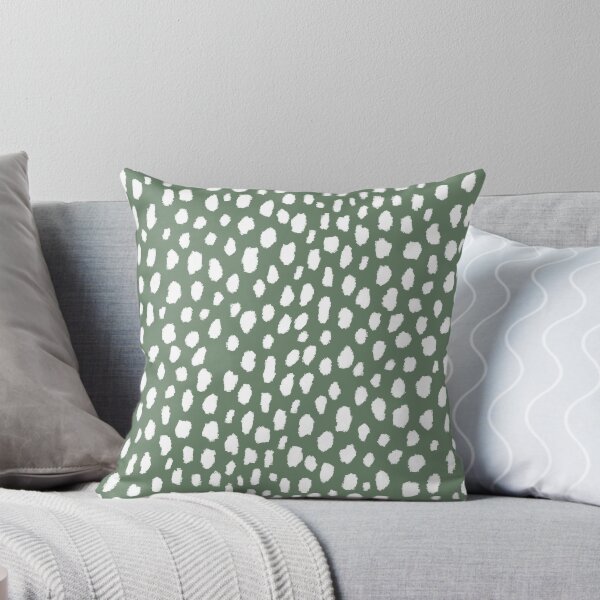 Item preview, Sage Green Polka Dot Spots (white/sage green) designed and sold by Design Minds Boutique.