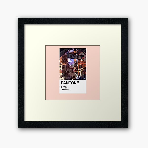 pantone aesthetic perfumes framed art print by mdevnanda redbubble