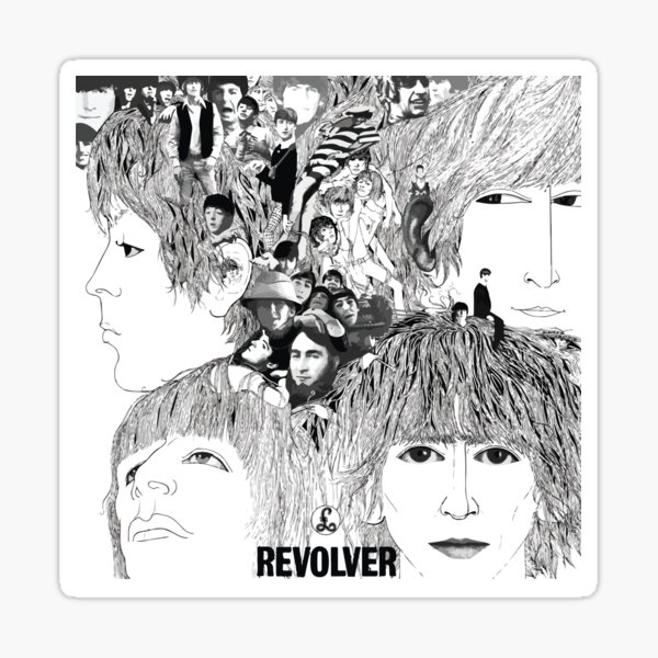 Revolver Album Cover Sticker