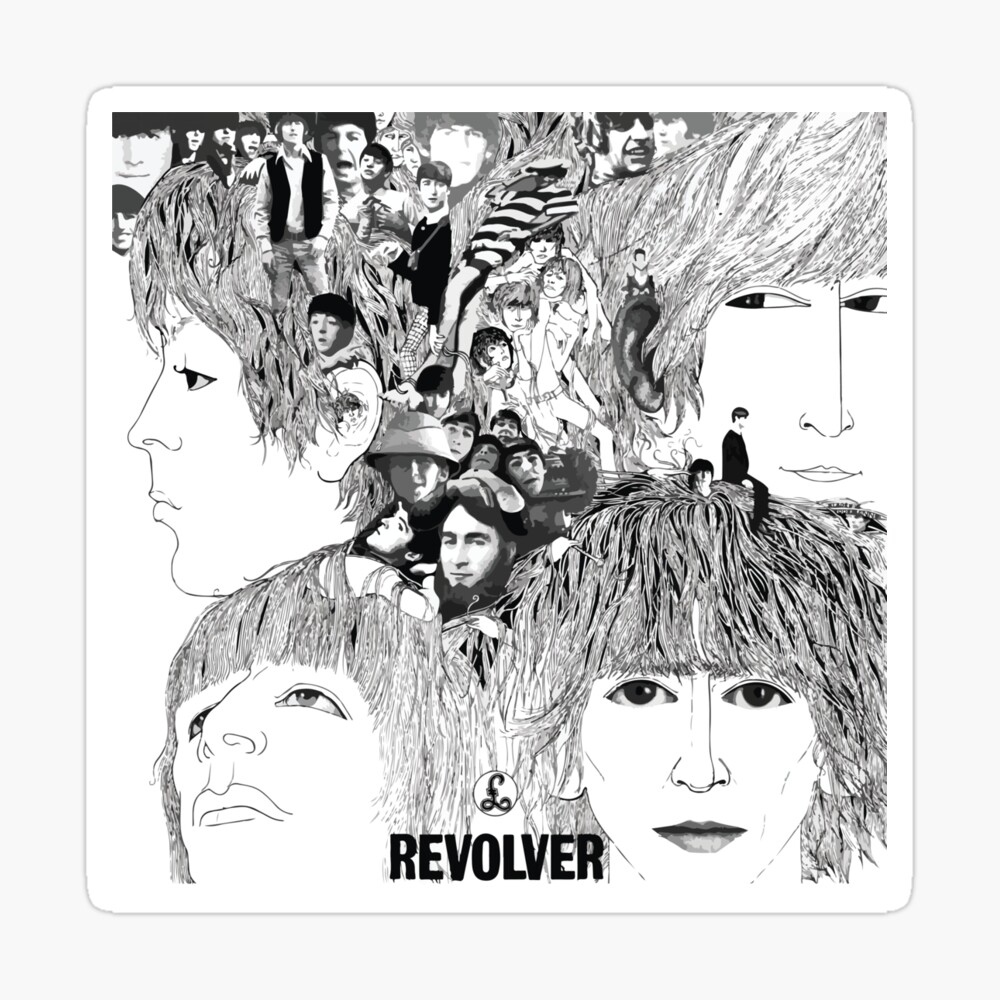 THE BEATLES REVOLVER Album Cover POSTER 24 X 24 Inches 