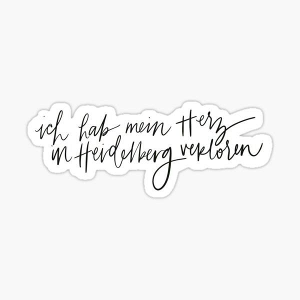 Artikel-Vorschau von Ich hab mein Herz in Heidelberg verloren, designt und verkauft von cassidy-mw.