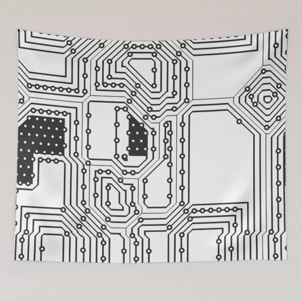 Item preview, Black Electronic Circuit Board designed and sold by MoStorish.