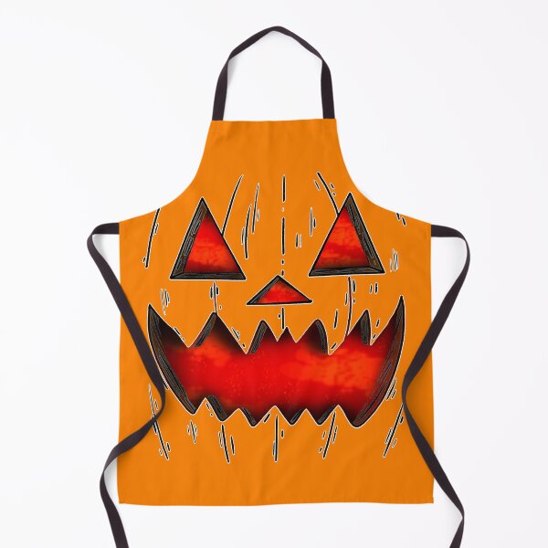 Item preview, Halloween or Anytime Scary All-In-One Costume Pumpkin Monster Design with Deeply Cut Face into Blood Red Depths! designed and sold by UrTops.