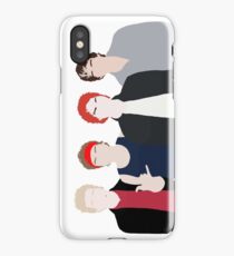 band drawing iPhone Case