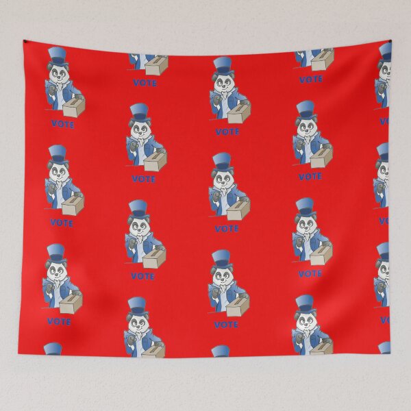 Item preview, Vote Panda Uncle Sam Election 2020 designed and sold by moonshinemetees.