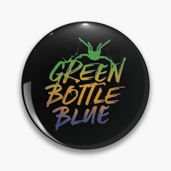 Item preview, GBB green bottle blue colorful tarantula spider design designed and sold by Avicularious.
