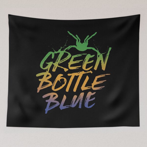 Item preview, GBB green bottle blue colorful tarantula spider design designed and sold by Avicularious.