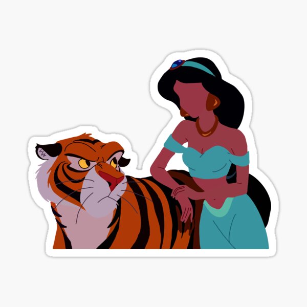 Jasmine Aladdin Disney Princess vinyl sticker printed vinyl decal - AG  Design