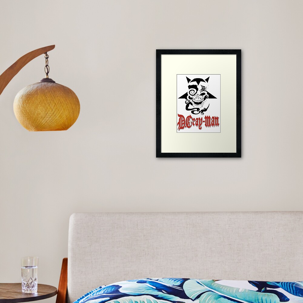 D Gray Man logo Framed Art Print