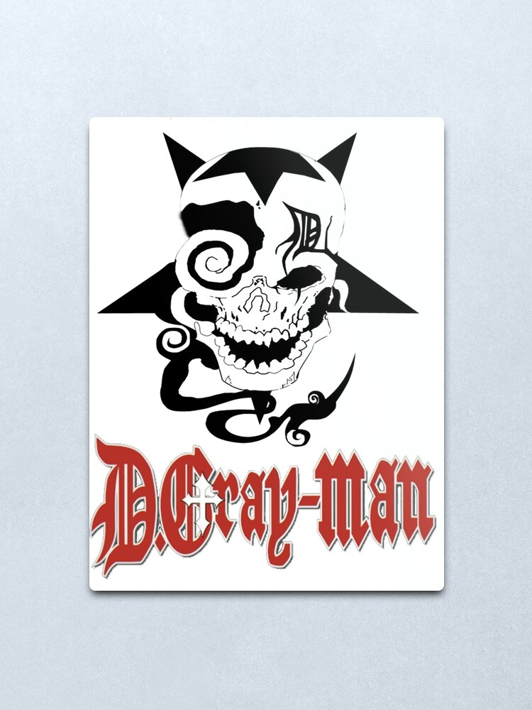 Alternate view of D Gray Man logo Metal Print