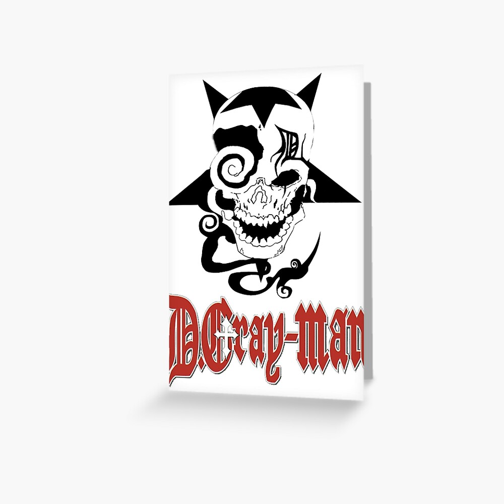 D Gray Man logo Greeting Card