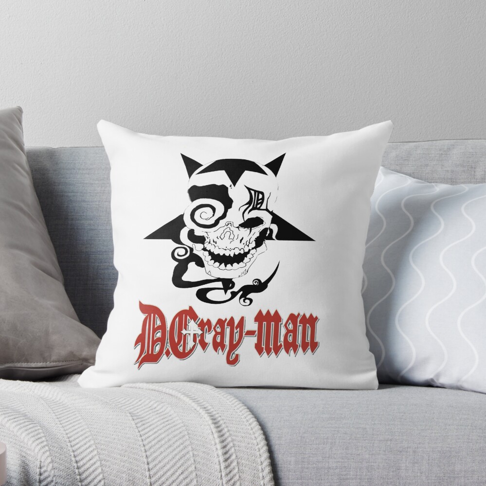 D Gray Man logo Throw Pillow