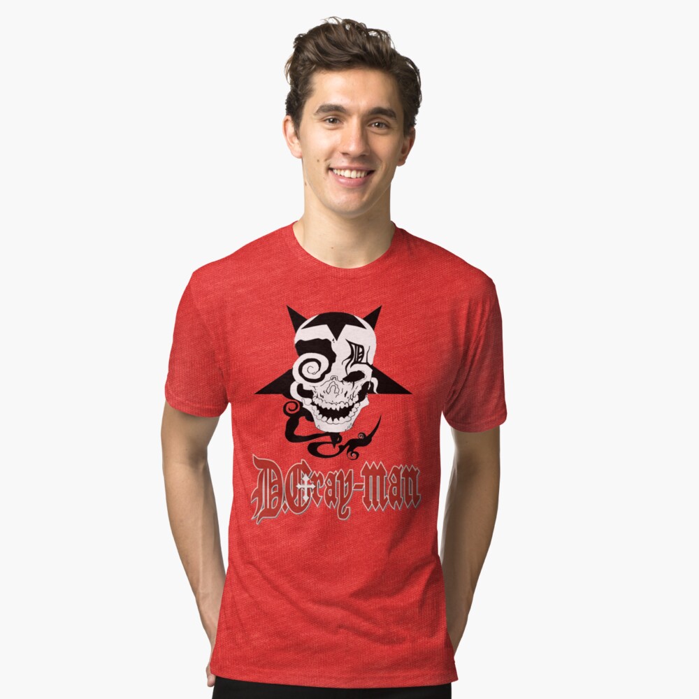 D Gray Man logo Tri-blend T-Shirt
