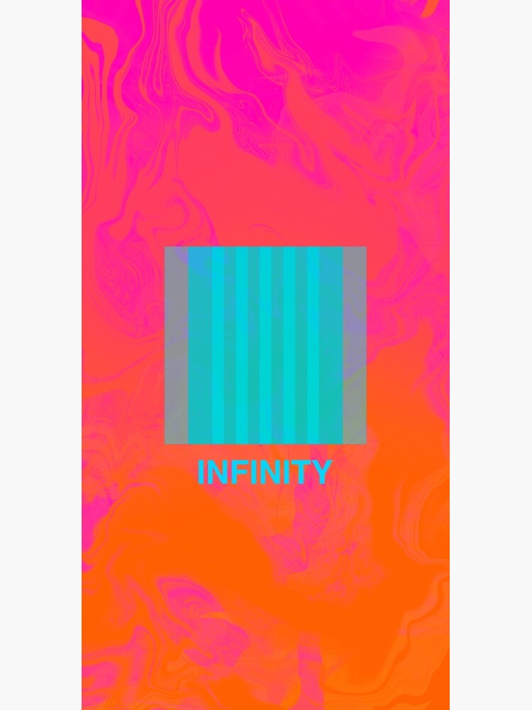 Infinity on Orange and Pink by llydisblur