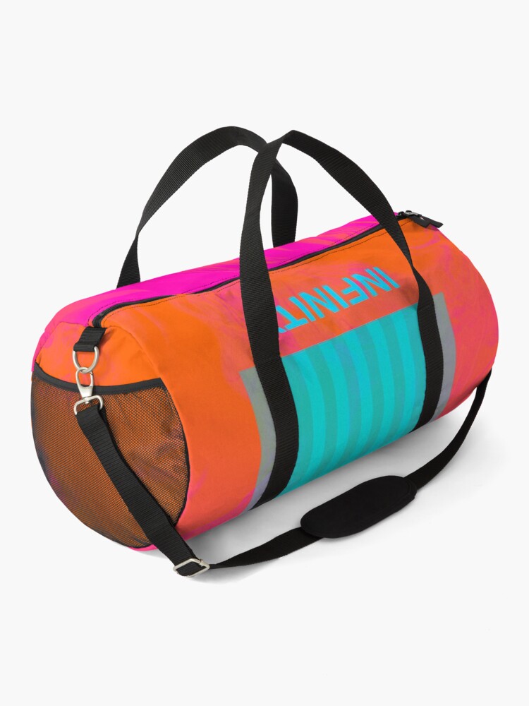 Alternate view of Infinity on Orange and Pink Duffle Bag