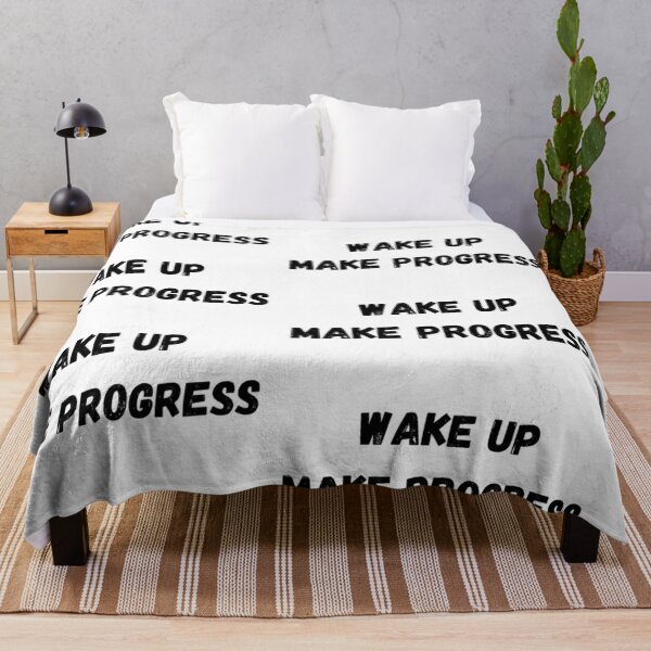 Item preview, Wake Up Make Progress Money Motivation Get Rich designed and sold by James Gunn.