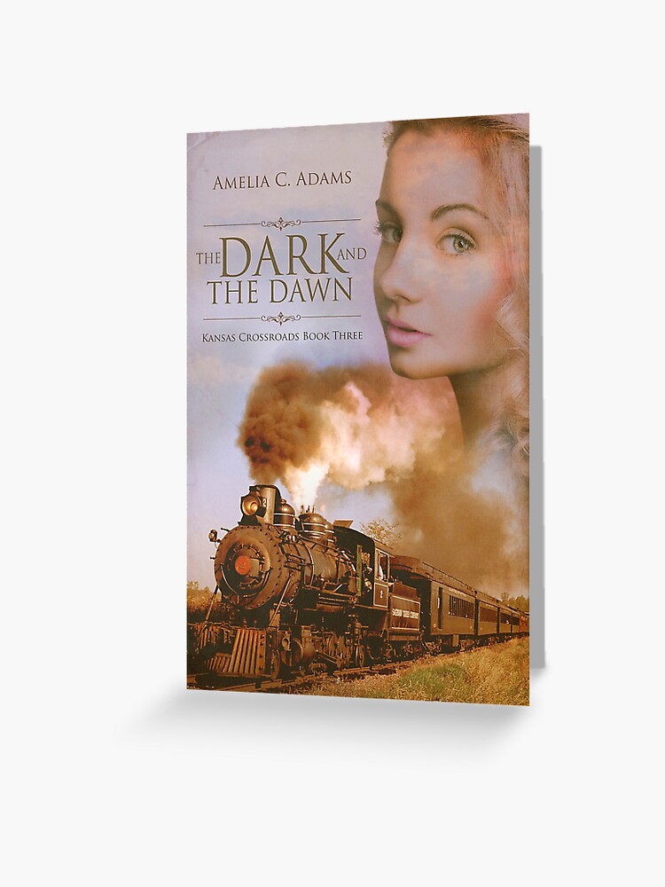 Thumbnail 1 of 2, Greeting Card, The Dark and the Dawn by Amelia C. Adams designed and sold by dogbone42.