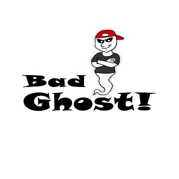 Artwork thumbnail, Bad Ghost Logo Sticker by Yukstir