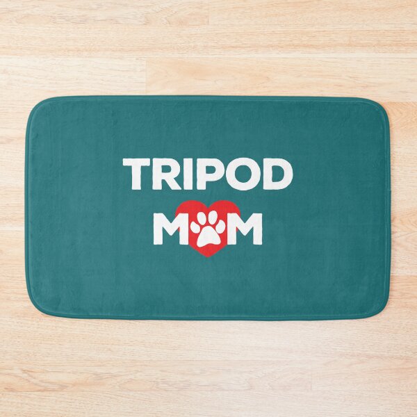 Item preview, Tripod Mom 3-Legged Dog Paw Amputee Love and Hearts graphic designed and sold by doodabobs.