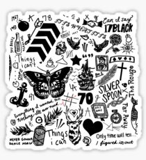 zayn malik tattoos stickers redbubble zayn malik tattoos stickers redbubble