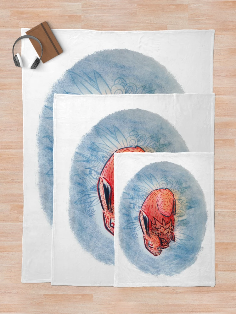 Thumbnail 5 of 6, Throw Blanket, Red Rabbit designed and sold by -SoJa-.