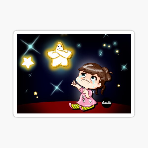 Star of bad wishes Sticker