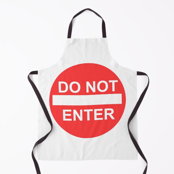 Item preview, Fun sign design DO NOT ENTER designed and sold by SumoShark.