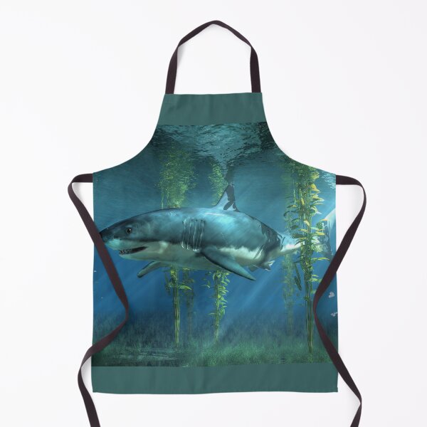 Item preview, Shark Among Seaweed designed and sold by Daniel Eskridge.