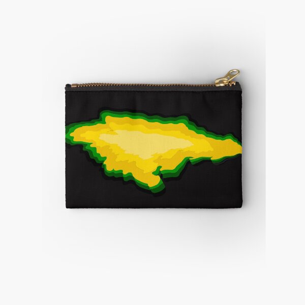 Item preview, Jamaica  map of Jamaica  in the colors of the Jamaican flag black green and gold designed and sold by Artonmytee.