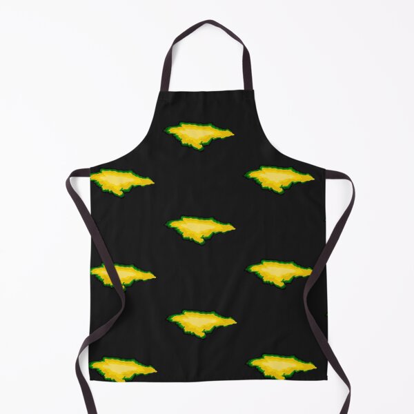 Item preview, Jamaica map of Jamaica in the colors of the Jamaican flag black green and gold designed and sold by Artonmytee.