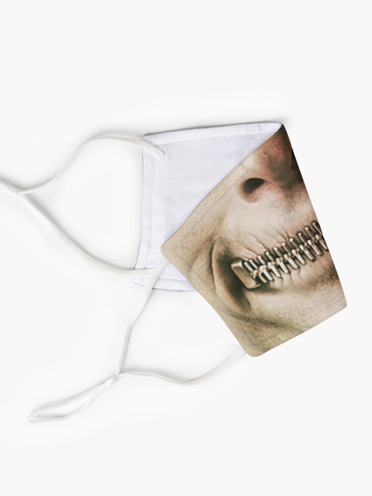 Alternate view of halloween zipper Mask
