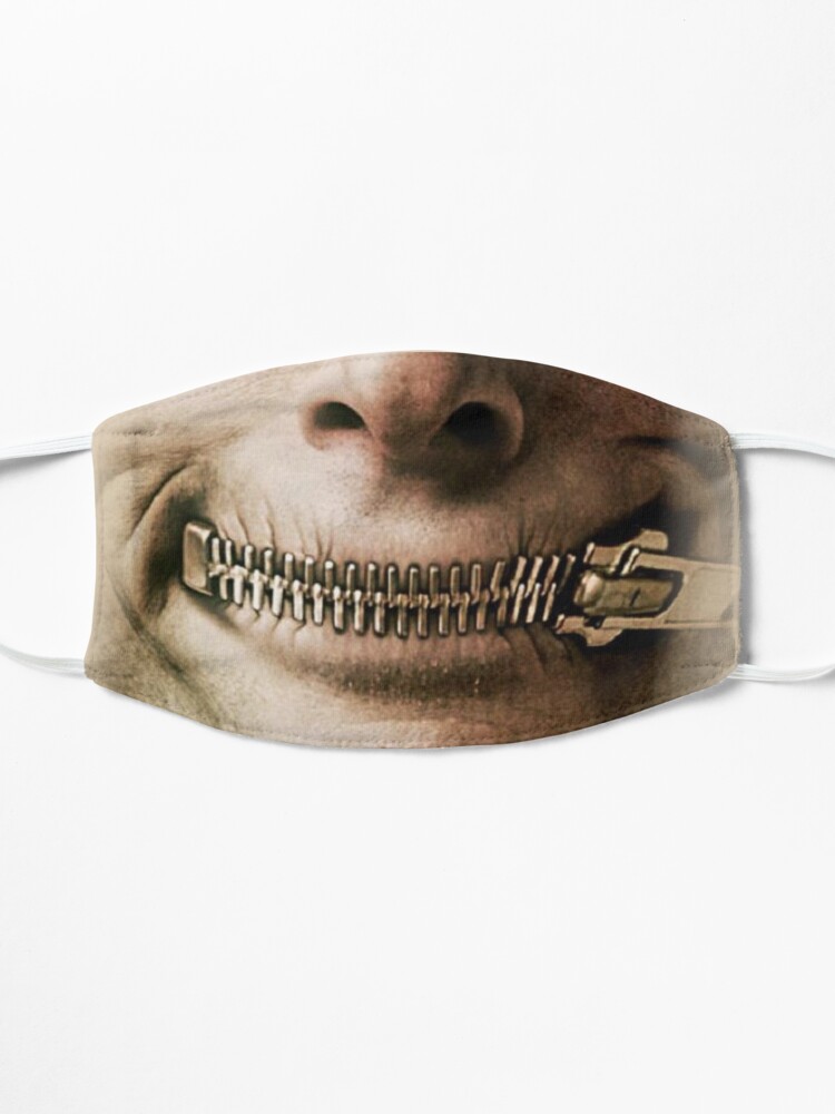 Alternate view of halloween zipper Mask
