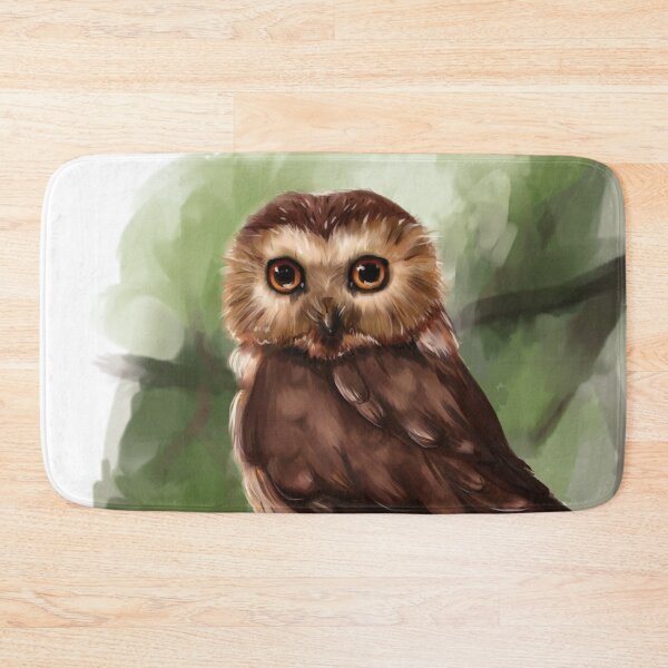 Item preview, Owl on branch designed and sold by VijunArt.