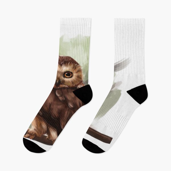 Item preview, Owl on branch designed and sold by VijunArt.