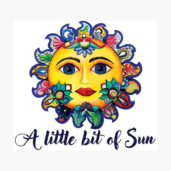 Vista previa del artículo con la obra «Un poquito de sol», diseñado y vendido por Silviotas.