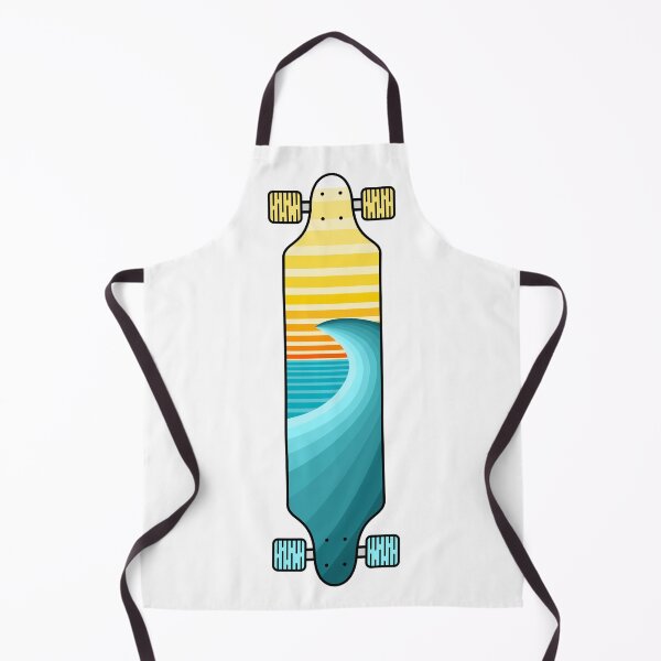 Item preview, Longboard Surfing Waves Sunset designed and sold by Fangpunk.