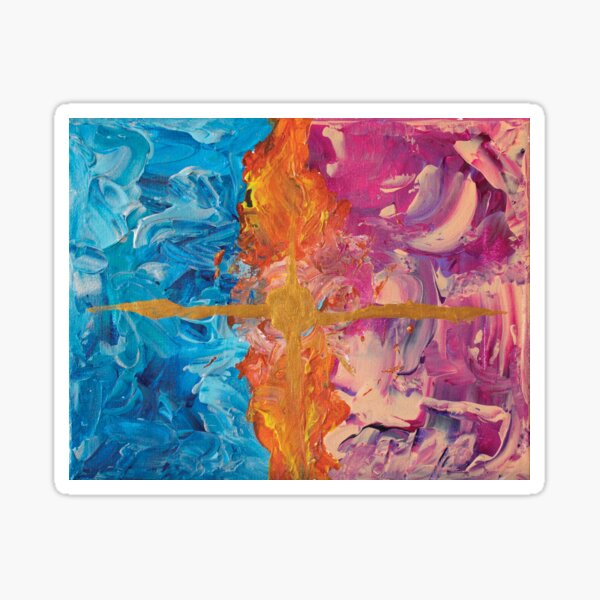 Item preview, The Exchange (acrylic abstract painting) designed and sold by sierraduranart.