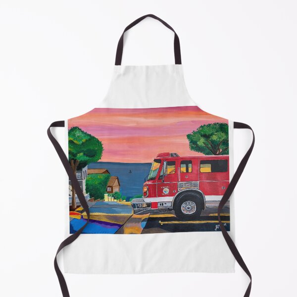 Item preview, Camión de bomberos en Redondo designed and sold by BeeGeePops.