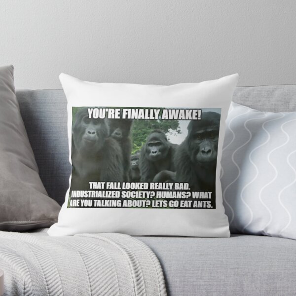 Youre Finally Awake Pillows Cushions Redbubble