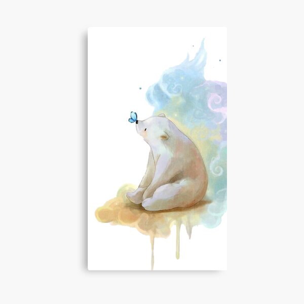 Water Color State, with flowers Kitchen Towel — Polar Bear Gifts