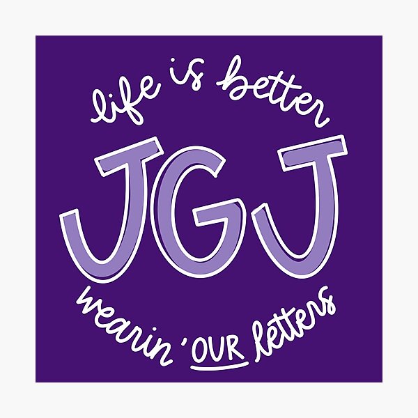 Item preview, Ju Go Ju Life Is Better Wearin’ Our Letters designed and sold by taylorbranum.