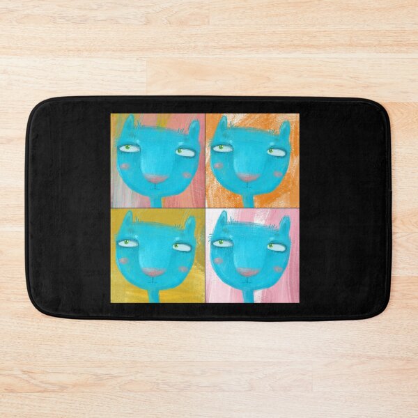 Item preview, Blue Four Cat Meme designed and sold by SerendipityNow.