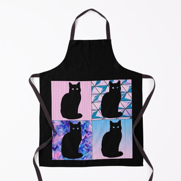 Item preview, Black Cat Pink And Blue Four Cat Meme designed and sold by SerendipityNow.